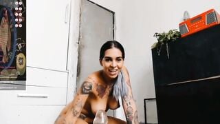 Ligia Feeling extremely irresistible fucking into the carpet