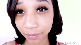 Sweet 18 Year Old gets sluty sucking off big penis at audition