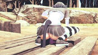 Cartoon Uncensored 3D - Kitty Toy and Anal sex with cummed - Japanese chinese Manga Cartoon Game Porn