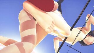 Cartoon Uncensored 3D - Kitty Toy and Anal sex with cummed - Japanese chinese Manga Cartoon Game Porn