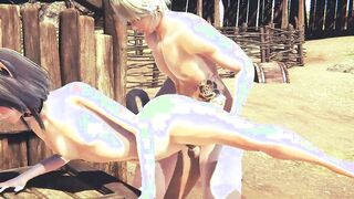 Cartoon Uncensored 3D - Kitty Toy and Anal sex with cummed - Japanese chinese Manga Cartoon Game Porn