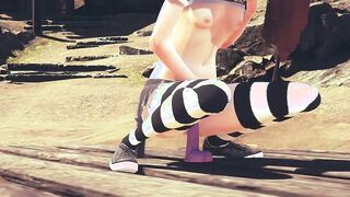 Cartoon Uncensored 3D - Kitty Toy and Anal sex with cummed - Japanese chinese Manga Cartoon Game Porn