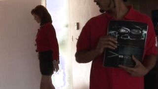 Spontaneous Older Red Fellatio Takes Opportunity To Screwed Ambitious Salesman