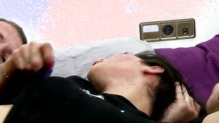 Rough painful anal for tiny jugs 18 yo