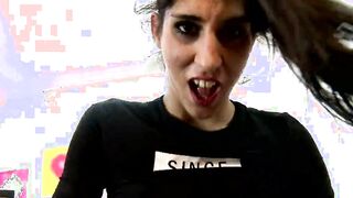 Rough painful anal for tiny jugs 18 yo