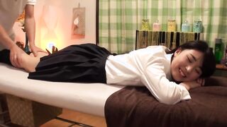 Uniformed girls feeling ecstasy by the hands of a therapist three Part4