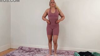 sexy cougar gym clothes try on haul