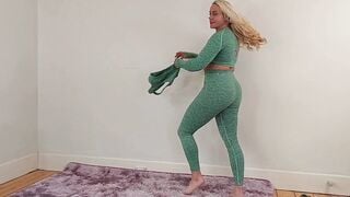 sexy cougar gym clothes try on haul