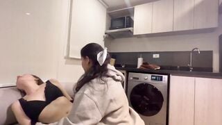 My hubby hires a plumber so he doesn't cheat on him