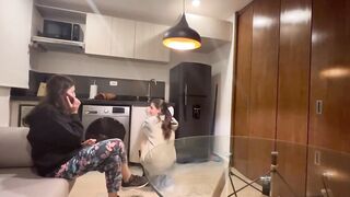 My hubby hires a plumber so he doesn't cheat on him