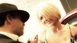 Amazing blondes into tights share dude's stiff tool into the living room