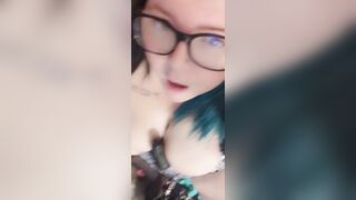 Boned my throat while my banged machine destroys my cunt