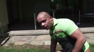A Cutie stud gets to screwed with an immaculate blonde outdoor