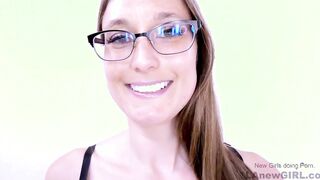 Cutie woman gets biggest african dick inside twat at audition