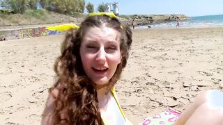 Strand Tag endet mit einem harten Fick