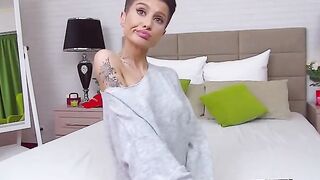 Thin CassieMaven plays with herself