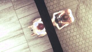 Animated Uncensored 3d - Kitty Hand Job sixty nine and 3 Way - Japanese eastern Manga Animated Game Porn