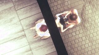 Animated Uncensored 3d - Kitty Hand Job sixty nine and 3 Way - Japanese eastern Manga Animated Game Porn