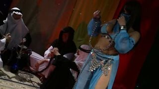 Sweet latin princess fuck into wild 3 way act
