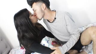 I pounded my stepbrother's bf into exchange for not leaving the house FULL STORY