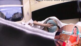 cougar MASTURBATES ON THE TRAIN⭐ASIAN REACTION⭐