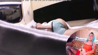 cougar MASTURBATES ON THE TRAIN⭐ASIAN REACTION⭐
