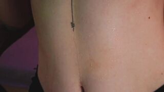 chick sucking off 2 sex toys and sensually waving her long butt