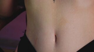 chick sucking off 2 sex toys and sensually waving her long butt