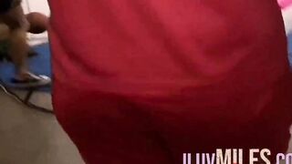 After basketball tiny breasts teens banged with a facial