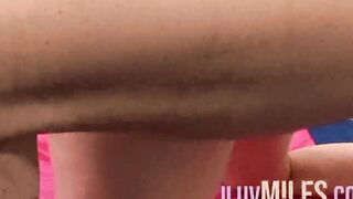After basketball tiny breasts teens banged with a facial