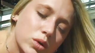 Cutie adorable Goddess moans as her juicy soak twat is being boned by a adorable stud
