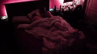 Lovers Caught on camera inside guest room bbw wifey bwc hubby banged morning sex