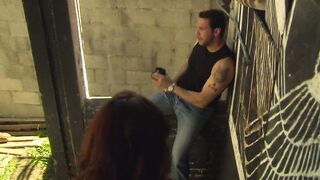 Husband rewards his fiance with a hard doggy style fucking after an awesome fellatio session