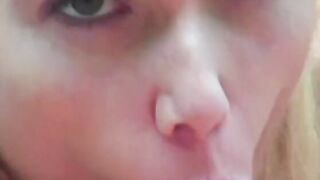 Hottie is screwed on a towel public before giving beautiful fellatio