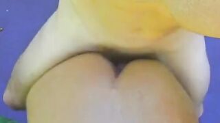 Older lusty stud enjoying erotically ramming a blond snatch on a table public