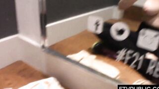 Eighteen masturbates into changing room