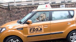 Fake Driving School Louise Lee Ride the Instructors Dick