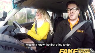 Fake Driving School Louise Lee Ride the Instructors Dick