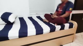 My stepfather tricked me inside giving me a grind and touching my butt and my pussy and I couldn't do anything