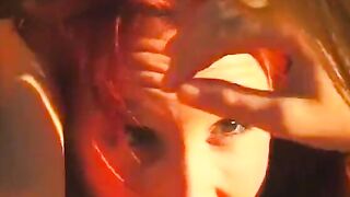 Nice boobies honey duo public sucking off snatch and toy fucking