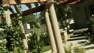 Hottie blonde gets her butt and cunt tasted by a lusty dark haired whore
