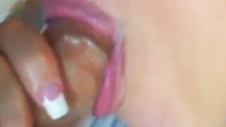 Goddess gets fuck by a huge penis on her couch