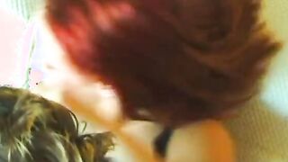 Goddess gets fuck by a huge penis on her couch