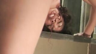 Hung stud gets his rough penis blown by amazing hot and fucks her inside jail