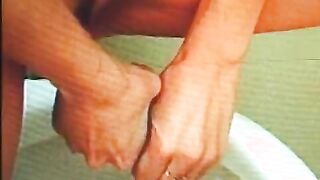 Lusty cuttie dig as her adorable tight holes are pounded rough by a big stud