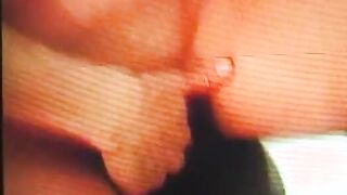 Lusty cuttie dig as her adorable tight holes are pounded rough by a big stud