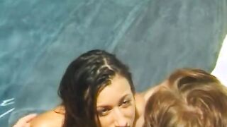 Freaky cuttie loves it when her juicy vagina is screwed by a long cock outside