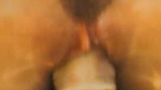 Freaky cuttie loves it when her juicy vagina is screwed by a long cock outside