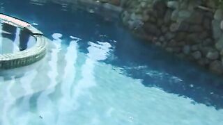 Freaky cuttie loves it when her juicy vagina is screwed by a long cock outside