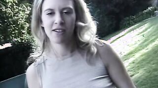 Petite bodied bimbo offer warm blowy before fucking on the living room